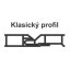 Plastová palubka Profi ASA P530 - 160 zlatý dub - Varianta: 2 m
