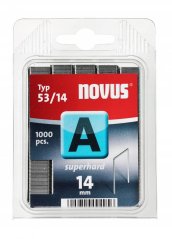 Spony "A" NOVUS typ 53/14 mm super tvrdé /1000 ks