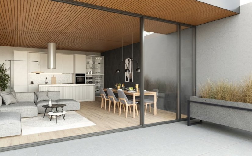 Římsový/fasádní profil velký WOOD SIDING SV-19 - Barva: polární dub