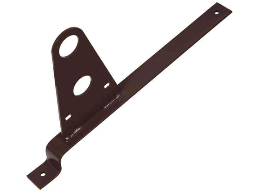 Držák trubkové sněhové zábrany krytina plechová a Venecia - Varianta: Krytina Venecia, Barva: hnědá