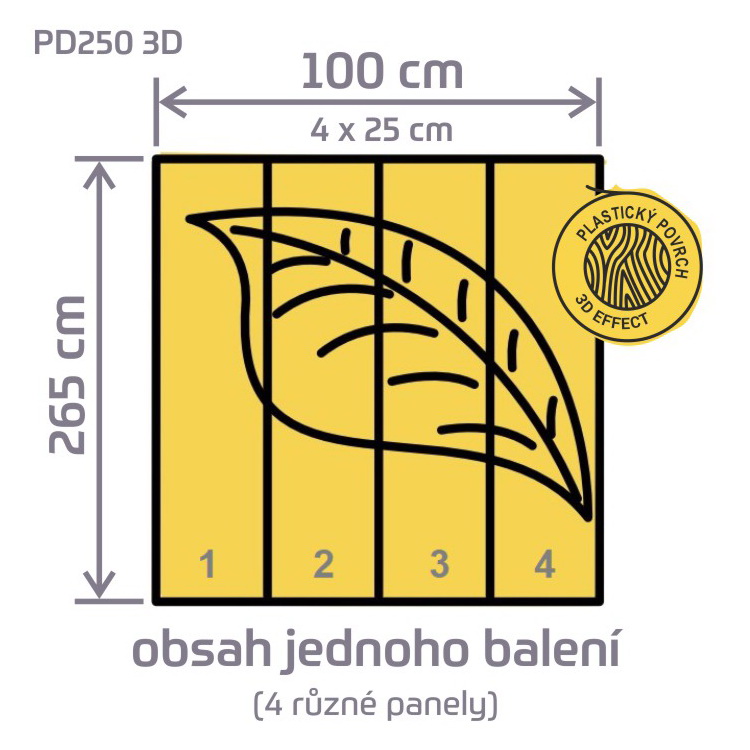 Interiérový obkladový panel Vilo MOTIVO Classic - Blank Marble