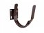 Lakovaný žlabový hák čelní 333 mm - Barva: RAL 7016 antracit