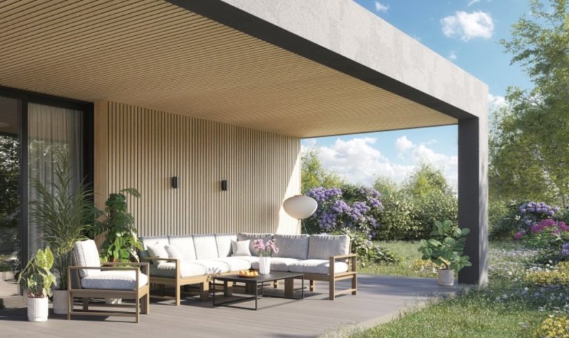 Fasádní obklad - WOOD SIDING SVP-B6 FRONTO V-BLACK - 60 dub