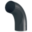 Lakované okapové koleno 72° 80 mm - Barva: RAL 7016 antracit