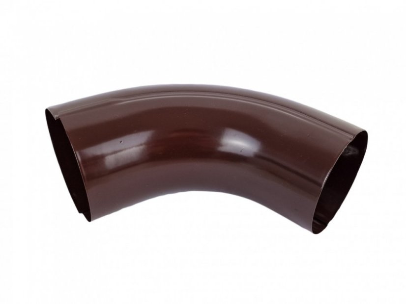 Lakované okapové koleno 72° 80 mm - Barva: RAL 8017 hnědá