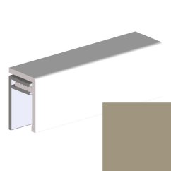 Ukončovací/lemovací profil 2-dílný univerzální UNI V2115 - 901 Greige Style