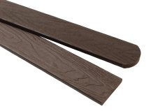 Plotové prkno WPC 3D oboustranný dřevodekor - oak brown