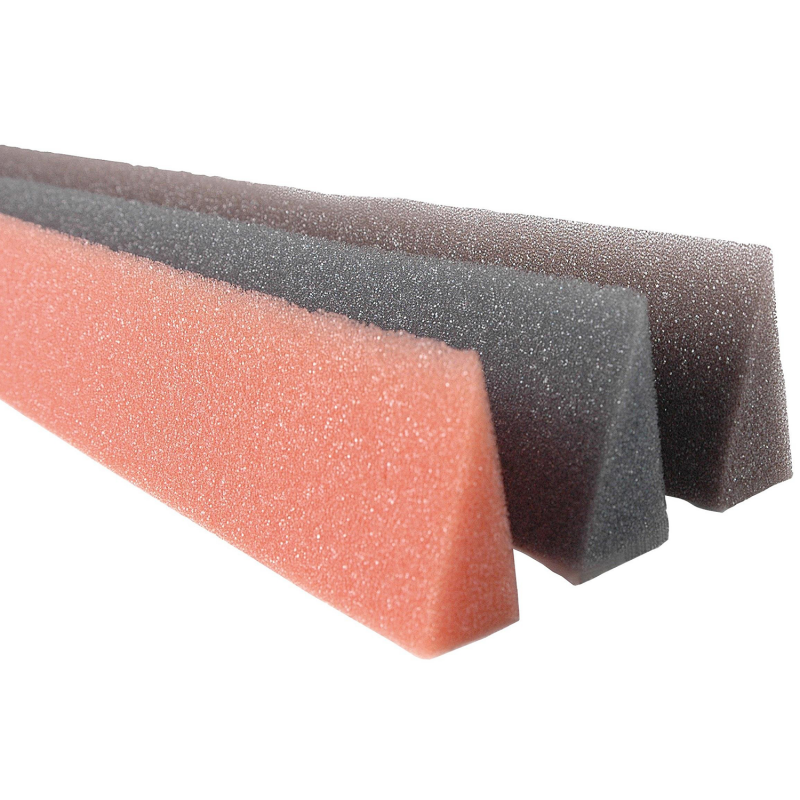 Klínové těsnění samolepicí - Barva: černá