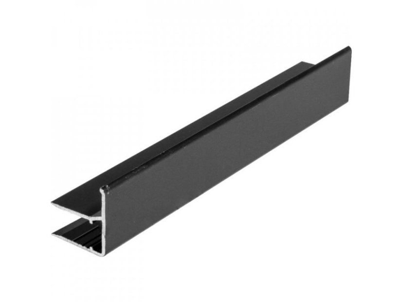 Lemovací profil ALU - U s okapničkou - bronz - Délka: 6 m Lemovací profil ALU - U s okapničkou - bronz - Délka: 6 m