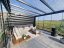 Masivní hliníková skleněná pergola MB Line - Rozměr: 406 x 250 cm, Barva: RAL 9001 krémová bílá