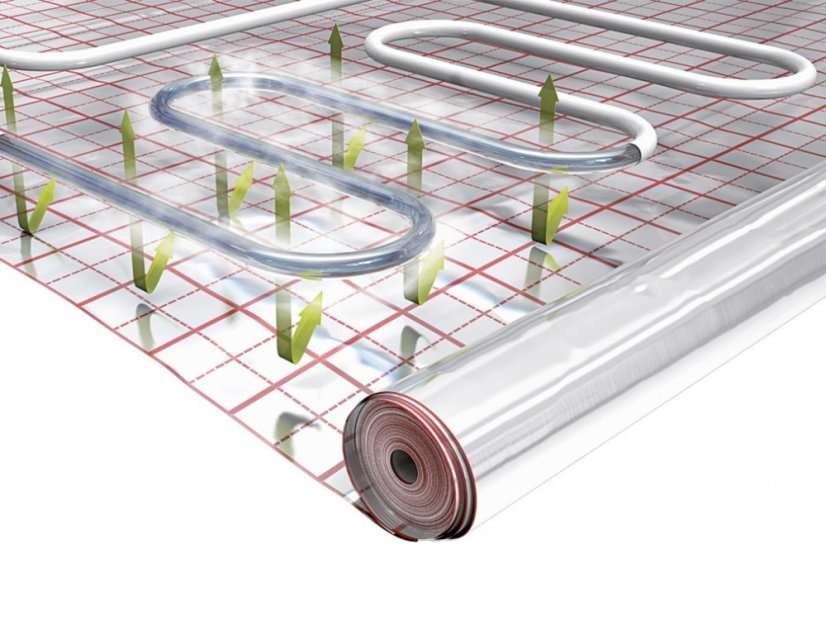 Fólie pod podlahové topení Reflex Hotfloor - Rozměr: 1 x 50 m