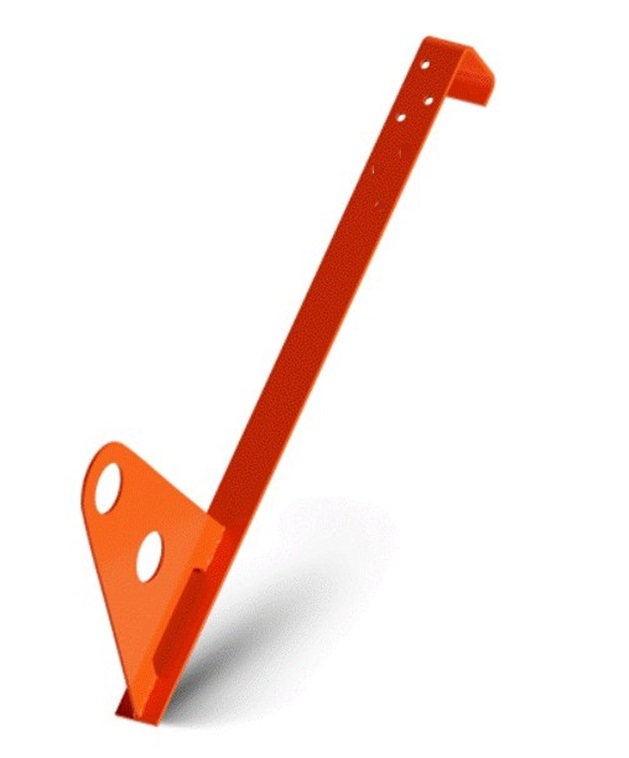 Držák trubkové sněhové zábrany krytina bobrovka - Barva: antracit