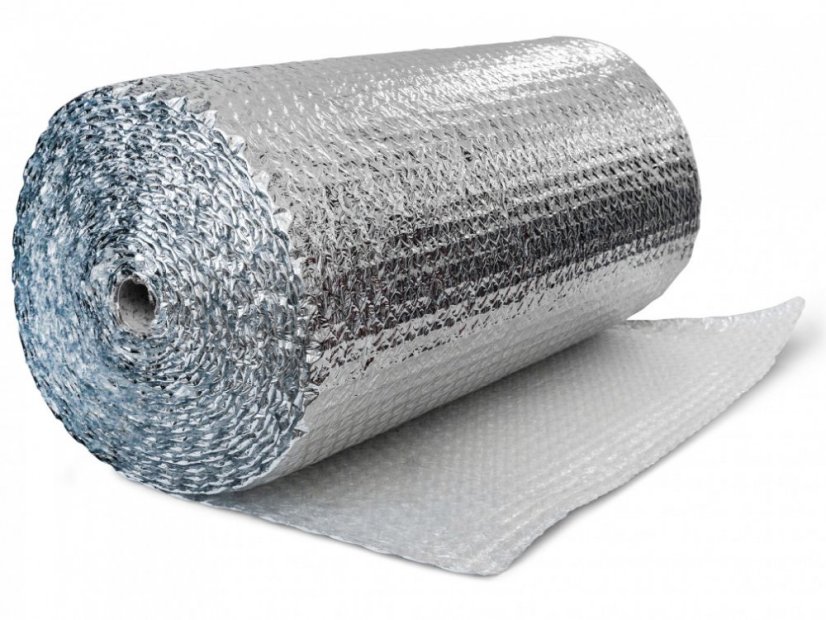 Reflexní parotěsná bublinková fólie ALUBAR Thermo Max - Rozměr: 1,2 x 25 m