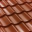 Plechová střešní krytina Classic Tile - RAL 8017 hnědá