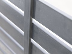 Plotový hliníkový dílec - štěrbinový do zdiva