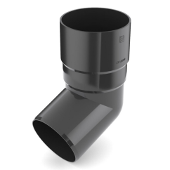 Plastové svodové koleno PVC 63 mm