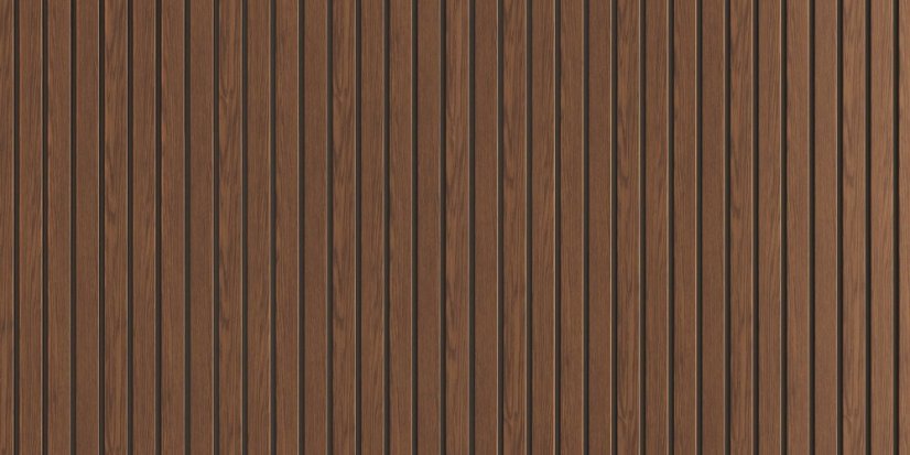 Fasádní obklad - WOOD SIDING SVP-B6 FRONTO V-BLACK - 64 ořech