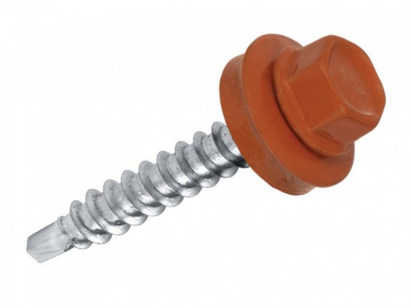 Farmářský samořezný vrut 4,8 x 20 mm - Barva: RAL 7024 (grafitová šedá), Obsah balení: 25 ks