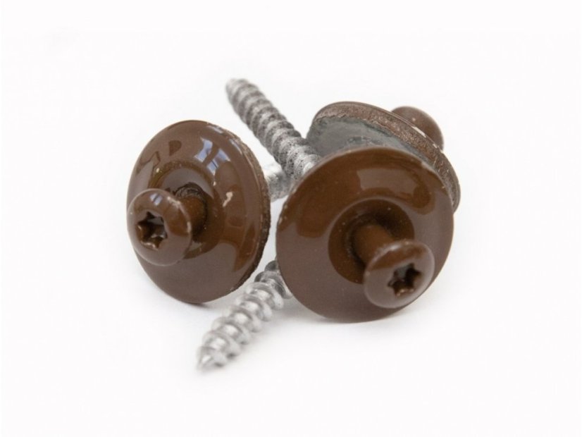Nerezový vrut V2A - 4,5 x 80 mm - hnědá - Varianta: 100 ks Nerezový vrut V2A - 4,5 x 80 mm - hnědá - Varianta: 100 ks