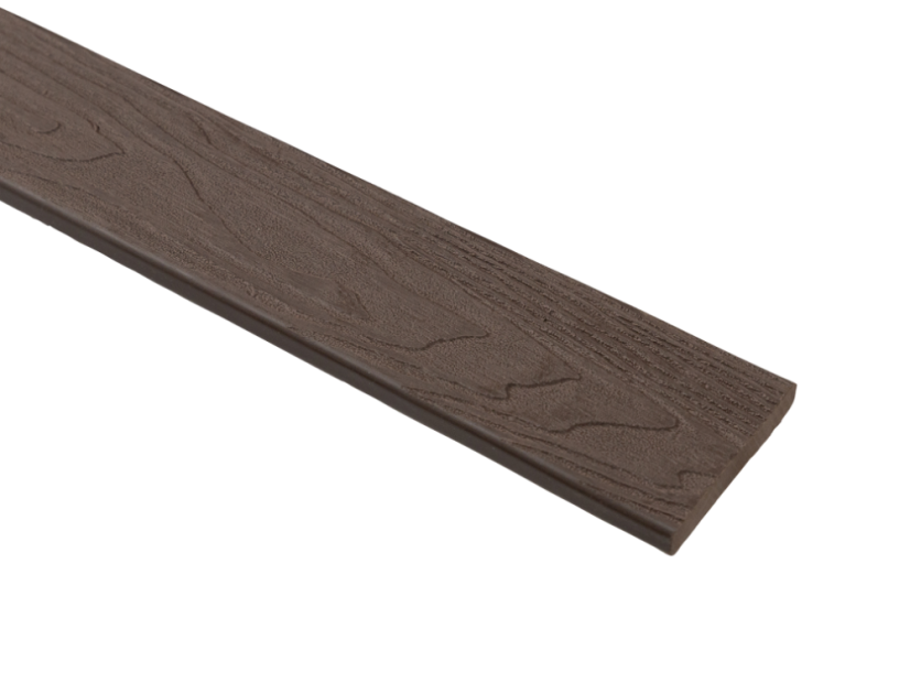 Plotové prkno WPC 3D oboustranný dřevodekor - oak brown - Varianta: rovná, Rozměr: 71 x 11 x 1500 mm