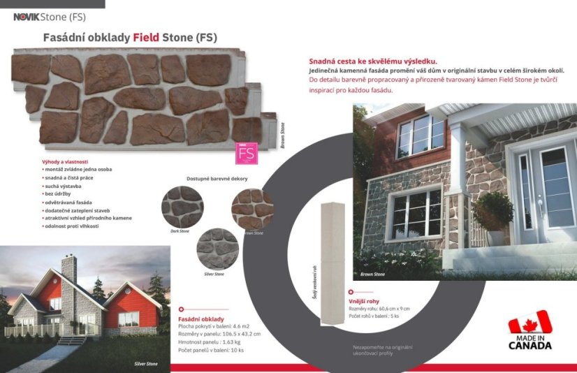 Lemovací U-profil velký NOVIK Stone UNI PU101 - 100 Gray Mortar