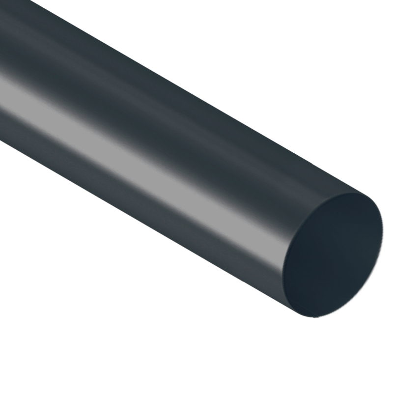 Lakovaný okapový svod 80 mm - Rozměr: 3 m x 80 mm, Barva: RAL 8017 hnědá