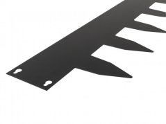 Neviditelný obrubník kovový