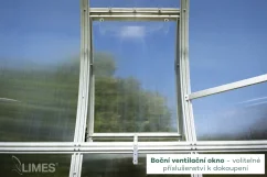 Střešní okno pro skleník SOL - konstrukce
