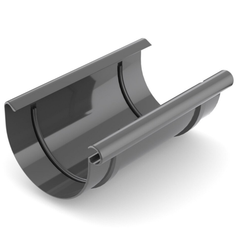 Plastová spojka žlabu PVC 100 mm