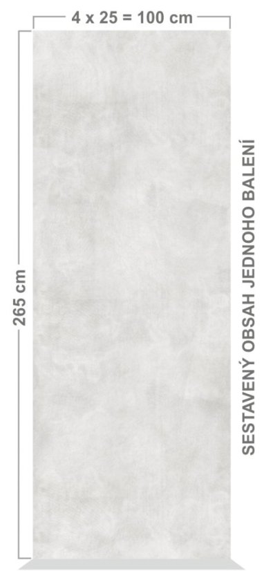 Interiérový obkladový panel Vilo MOTIVO Modern - Sheer Stucco 3D |balení 4 ks|