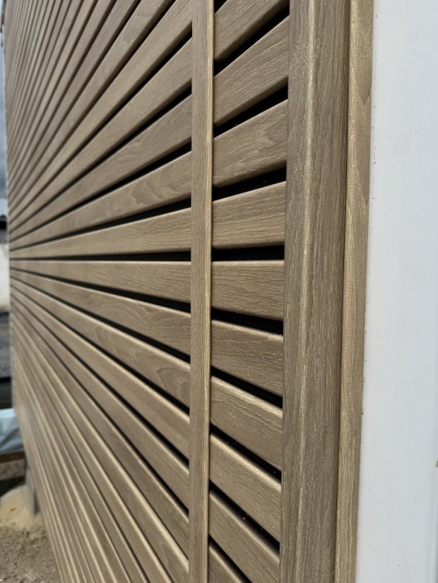 Fasádní obklad - WOOD SIDING SVP-B6 FRONTO V-BLACK - 60 dub
