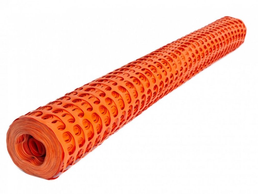 Síť pro ohrazení stavenišť - Rozměr: 1,5 x 50 m (150 g/m2)
