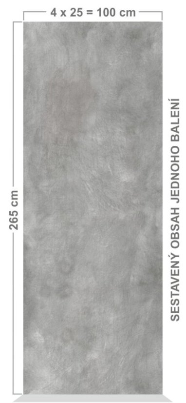 Interiérový obkladový panel Vilo MOTIVO Modern - Dusky Stucco 3D
