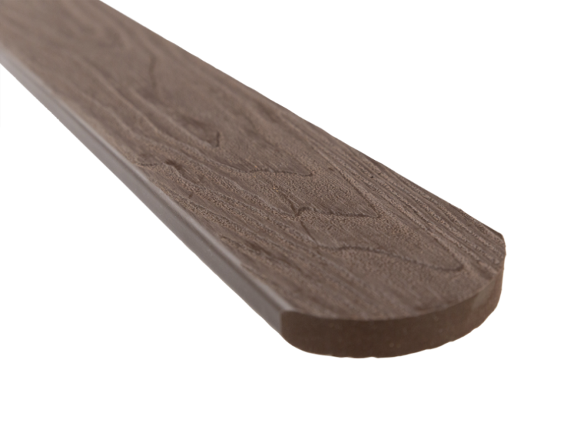 Plotové prkno WPC 3D oboustranný dřevodekor - oak brown - Varianta: rovná, Rozměr: 71 x 11 x 1500 mm