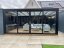 Masivní hliníková skleněná pergola MB Line - Rozměr: 406 x 250 cm, Barva: RAL 9001 krémová bílá