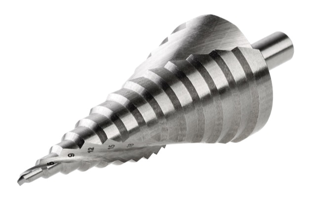 Kónický spirálový vrták do plastu a železa