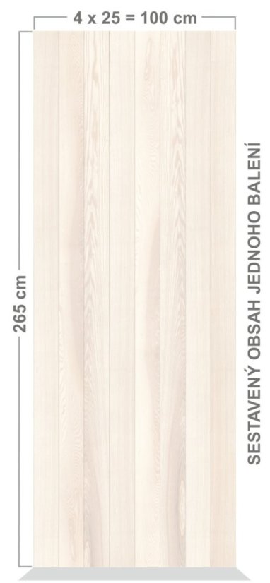Interiérový obkladový panel Vilo MOTIVO Modern - Selva Wood  |balení 4 ks|