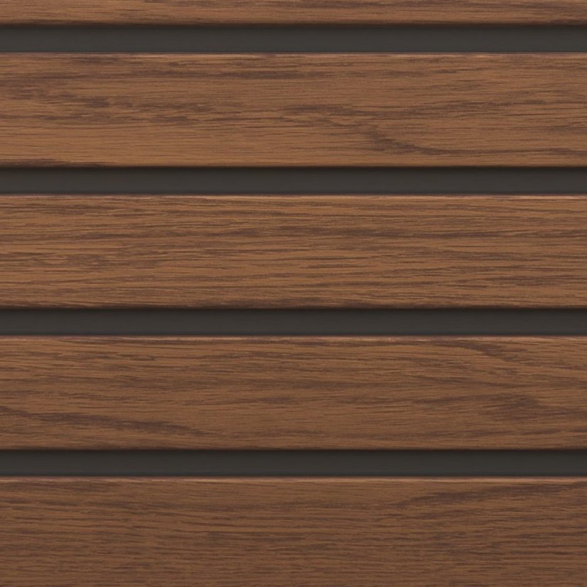 Fasádní obklad - WOOD SIDING SVP-B6 FRONTO V-BLACK - 64 ořech