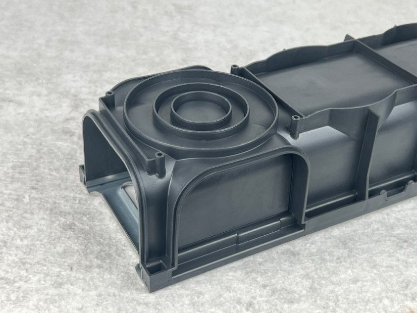 Plastový odtokový žlab A15 s pozinkovanou mříží - Rozměr: 1000 x 120 x 85 mm