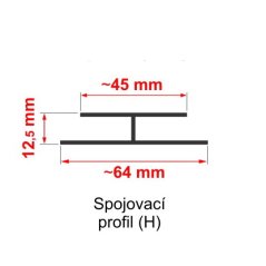 Spojovací profil Profi DECOR P510