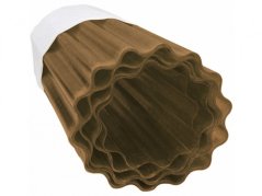 Vlnitý sklolaminát Wellglass 76/18 - bronz