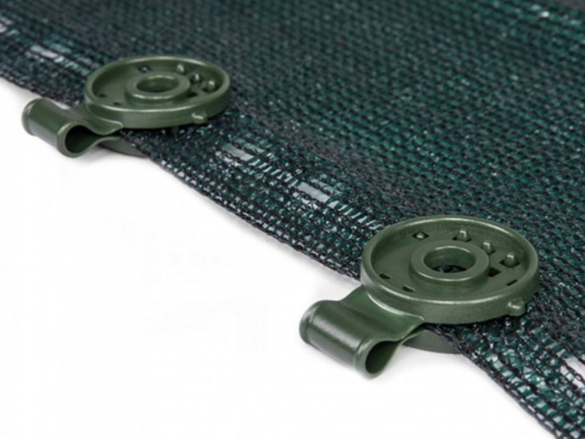 Klip pro upevnění stínící tkaniny - Barva: zelená