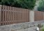 Plotové prkno WPC 3D oboustranný dřevodekor - oak brown - Varianta: rovná, Rozměr: 71 x 11 x 1500 mm
