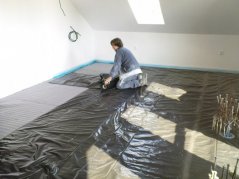 Stavební fólie PE 0,05 mm