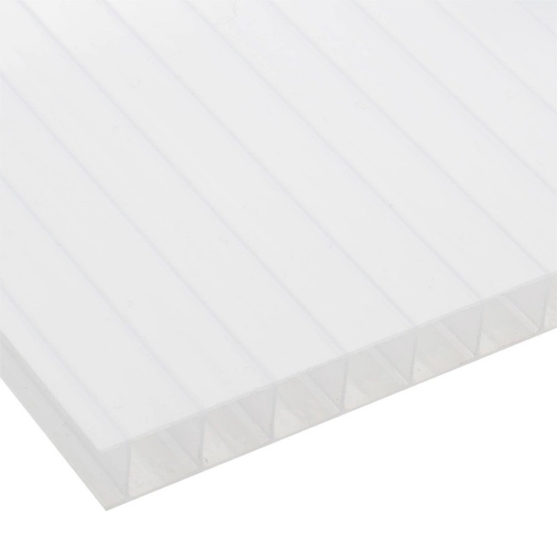 Komůrkový polykarbonát 8 mm - 2 stěny - 1,5 kg/m2 - opál - Rozměr: 2,1 x 6 m