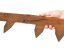 Neviditelný obrubník Corten - Rozměr: 17 x 100 cm