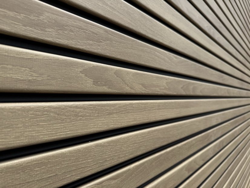 Fasádní obklad - WOOD SIDING SVP-B6 FRONTO V-BLACK - 60 dub