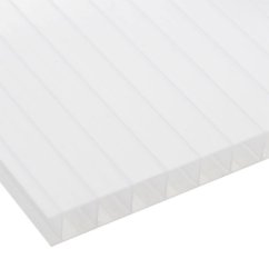 Komůrkový polykarbonát 6 mm - 2 stěny - 1,3 kg/m2 - opál