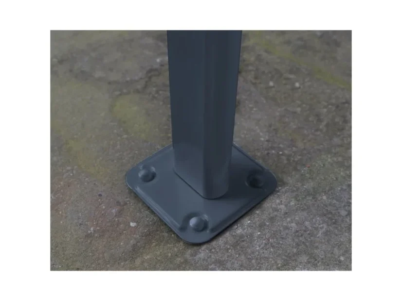 Hliníková pergola Sierra - antracit - Rozměr: 2,95 x 5,55 m