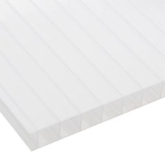 Komůrkový polykarbonát 6 mm - 2 stěny - 1,3 kg/m2 - opál